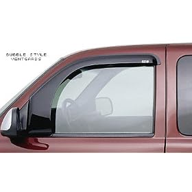 GT Styling 82145S Smoke Bubble Sport Vent Gard - 2 Piece