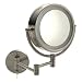 Jerdon HL95N 5X Magnification Two Sided Wall Mount Lighted Mirror