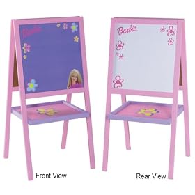 Barbie Floral Chalkboard Easel