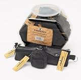 Embassy 45pc Genuine Leather Coin Purses w/ Key Chains in Fish Bowl