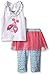 Mud Pie Little Girl Two Piece Set Sleeveless, Multi, 12-18 Months