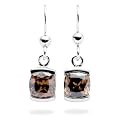 Rafaela Donata Argento Classico Damen-Ohrh�nger 925 Sterlingsilber Zirkonia braun 60800013