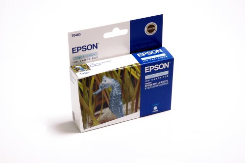 Epson Stylus Photo printer original ink inkjet print cartridge T0485  Light Cyan ( BLUE )