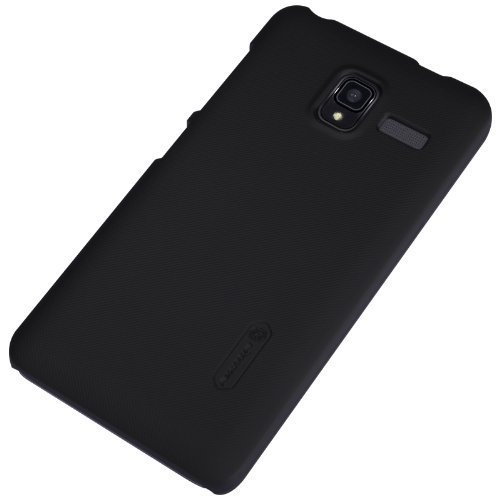 NILLKIN Matte Hard Back Case Cover + LCD Film for Lenovo A850+, Black