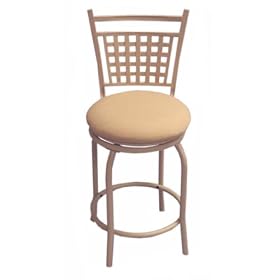 Click here to buy Beige Checker Metal Stool- 24 by Target Marketing.