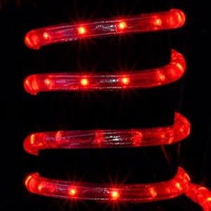 Red LED Rope Light 150ft Spool with Accessories by HolidayLEDs.com