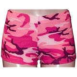 1253 PINK CAMO LADY'S HOT SHORTS by Rothco