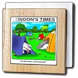 Review 3dRose LLC  / For All In Tents And Porpoises - 6 Inch Tile Napkin Holder