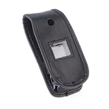 Wireless Technologies Leather Case with Leather Wrapped Belt Clip for Motorola KRZR K1m
