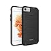 iPhone 7 Case Cover - Noot Products Dual Layer Protective Case with Credit Card and ID Compartment and Kickstand - Black