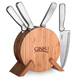 G 5pc Stainless Bamboo Prep Se
