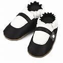 Robeez Infant/Toddler Mary Jane Slip-On,Black,12-18 Months (US Toddler 4.5-5 M)