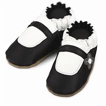 Robeez Infant/Toddler Mary Jane Slip-On,Black,12-18 Months (US Toddler 5.5-6.5 M)