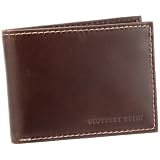 Geoffrey Beene Mens Kingston Slim Passcase, Brown, One Size