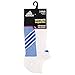 adidas Women's Superlite Stripe No Show Socks (3-Pair), White/Shock Blue/Bold Pink/Green Glow, Medium