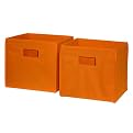 RiverRidge Kids 2 Pc Storage Bins - Orange