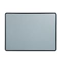 Quartet Contour Light Blue Fabric Bulletin Boards, 4 x 3 Feet, Navy Blue Plastic Frame (7694BE)