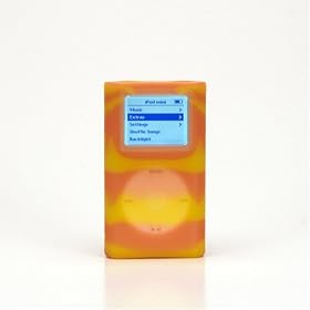 zCover Silicone Case for iPod Click Wheel 20GB & Ipod Photo 30GB - Yellow & Orange