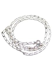 Sterling Silver Chain 12 Curb 3mm Spring Clasp Necklace 18"