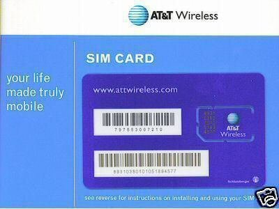 cyber monday price AT&T ATT Blue SIM Card