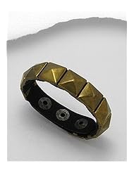 Gold Plastic Colored Enamel Bracelet In White Base