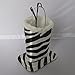Plush Lined Desk Eyeglass Holder Zebra