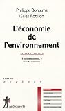 L'�conomie de l'environnement