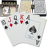 Copag Poker Size Jumbo Index 1546 Playing Cards (Black Gold Setup)