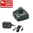 VideoSecu Mini Color Monitoring Miniature Camera 3.6mm Wide Angle View Lens for Home CCTV DVR Surveillance System with Power Supply and Free Warning DeCal CGW