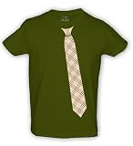Tie-Shirt Hamlet (Men) - Stylishes Krawatten-Shirt mit dreifarbigem Golfkaro-Design