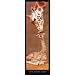 First Kiss Giraffe with Baby Art Poster Print - 12x36 Animal Poster Print, 12x36