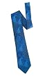 Paisley Field Woven Tie in blue