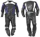 JOE ROCKET GPX TYPE R 2 PC LEATHER SUIT BLU/WHITE/BK 46 6503246