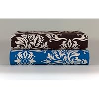 Magnolia Organics Regalia Sham Set Standard Size, Blue