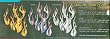 Speed Graphics Dueling Hood Flames Auto Graphics Size Large