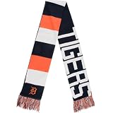 MLB Men's Detroit Tigers Baker Scarf (Navy, Mens)