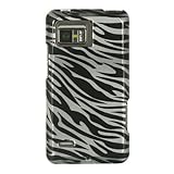 Motorola Droid Bionic / Targa / XT875 Protector Case Phone Cover - Silver Z ....