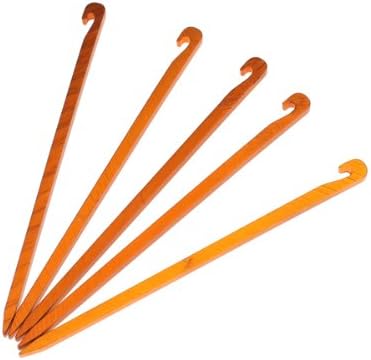 5Pcs Ultralight Aluminum Tent Needle Stake - Golden