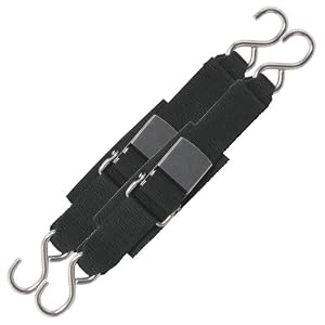Stainless Steel Kwik-Lok Transom Tie-Downs, pair by
