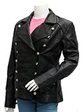 Xport Design's Women's Military Style Biker Leather Jacket
