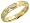 14k Gold Matte Finish Men's Diamond Band, w/ 0.22 Carat Brilliant Cut Diamonds, 3/16