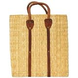 Moroccan Straw Summer Beach / Shopper / Tote Bag 14.5 X 16 X 8