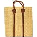 Moroccan Straw Summer Beach / Shopper / Tote Bag 14.5" X 16" X 8"