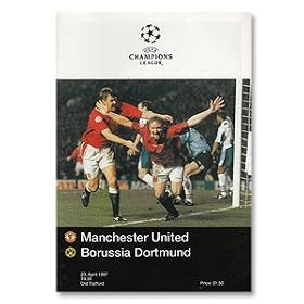 Man Utd vs Borussia Dortmund Champions League Program - April 23, 1997 - 46 Pages - New