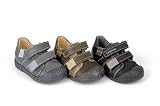 Babybotte Avery, Boys leather Euro casual and school shoe, velcro
