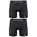 adidas Men's Sport Performance Climacool Boxer Brief Underwear (2-Pack), Black/Grey Black/Grey, XX-Large