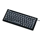 サンワサプライ USB&PS/2スリムキーボード SKB-SL10BK