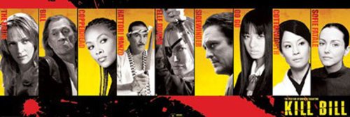 Empire 170255 Kill Bill - Cast - Film Movie Kino Poster Druck - 158 x 53 cm Preisvergleich