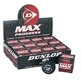 Dunlop Progress - Recreational (One dozen) Squash Balls by 