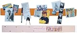 Magnetic Strip Bulletin Board in White